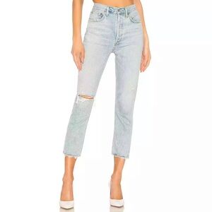 Agolde Riley distressed jeans size 24